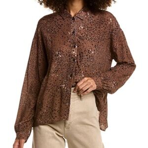 Saltwater Luxe Button Down Blouse